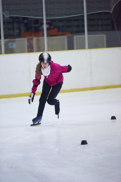 Photo patinage de vitesse pour enfants