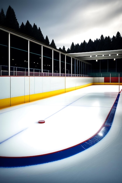 Patinoire de hockey