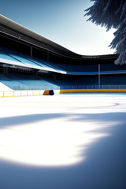 Patinoire de hockey