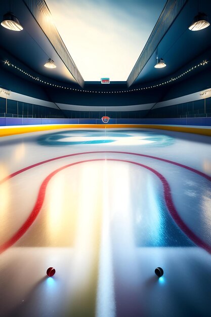 Patinoire de hockey