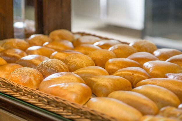 Pâtisserie à la boulangerie pâtisserie