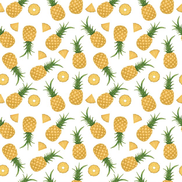 Patron sans couture à l'ananas