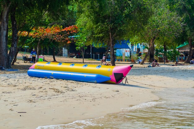 PATTAYA Thaïlande Repos sur les rives du golfe de Thaïlande sur une plage militaire à Pattaya