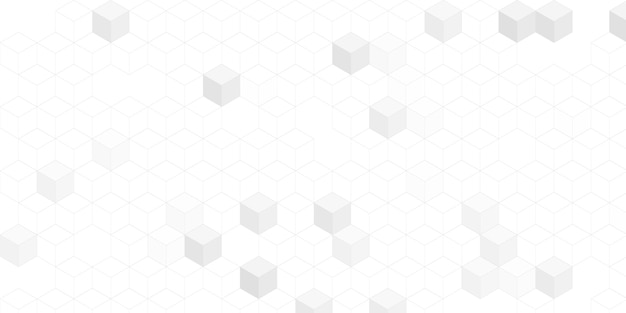 Pattern Grid Pattern Arrière-plan 21 par RG DesignLab modèle de cubes blancs