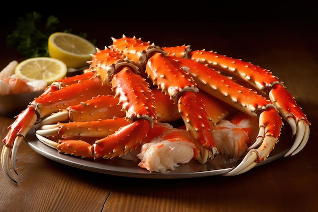 Pattes de crabe royal d'Alaska