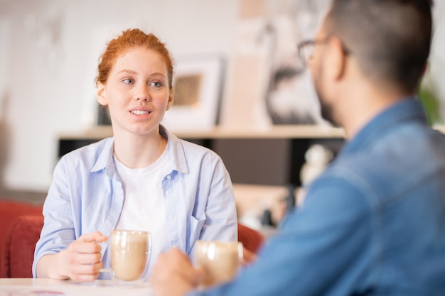 Pause au café du collège