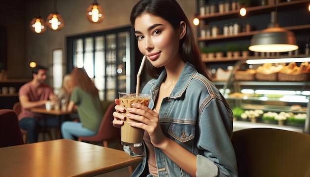 Photo une pause-café décontractée