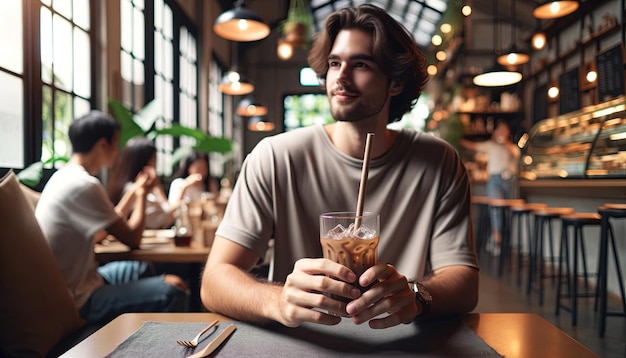 Une pause-café décontractée