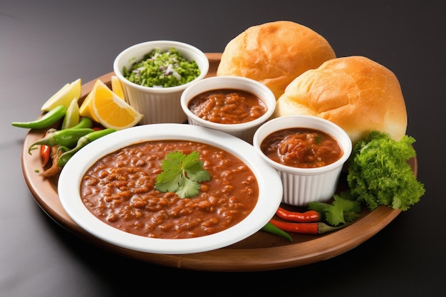 Pav bhaji est un plat de restauration rapide indien