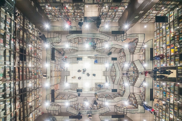 Photo pavilion livre d'horloge, ceci est une librairie à chongqing, en chine.