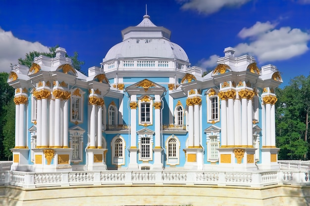 Pavillon Ermitage à Tsarskoïe Selo. Saint-Pétersbourg, Russie