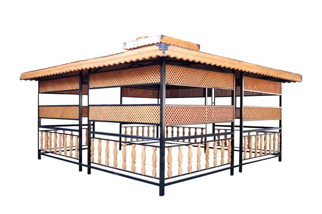 Pavillon fleuri pour le jardin