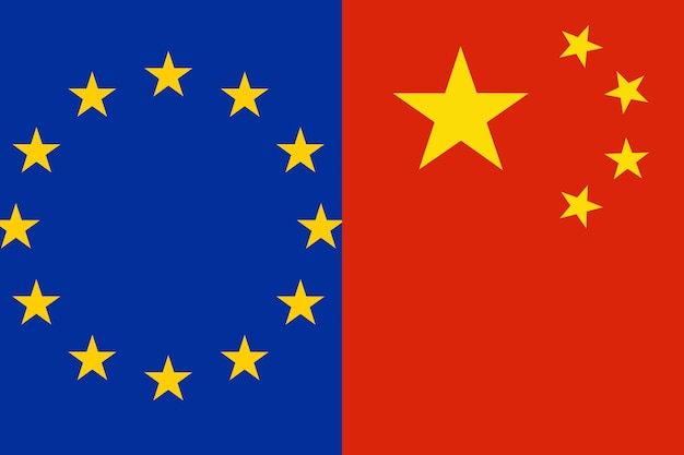 Pays Du Pavillon De L'union Européenne Et De La Chine