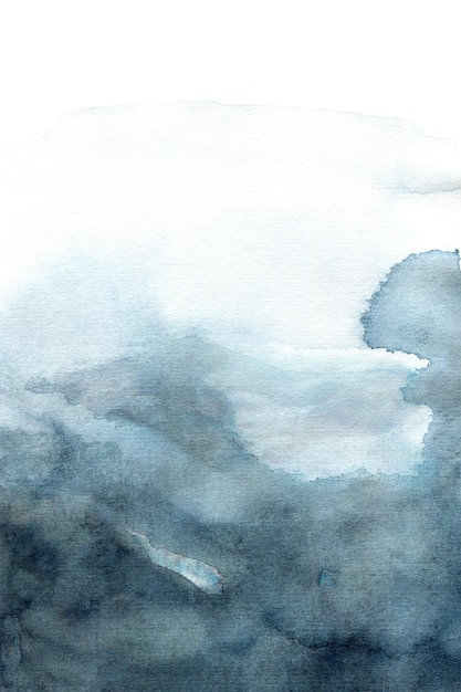 Paysage abstrait aquarelle