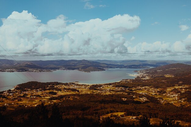 Paysage aérien