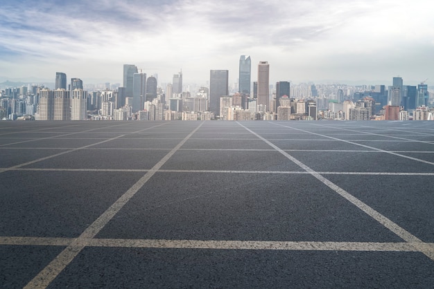 Paysage d&#39;architecture urbaine et skyline de Chongqing