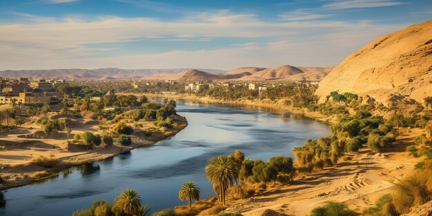 Le paysage asiatique étonnant de l'Égypte