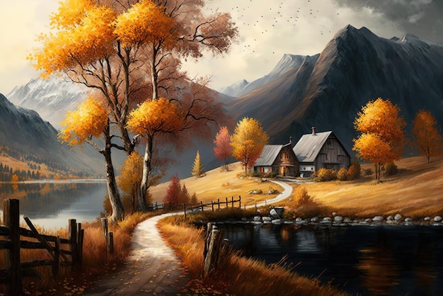 Paysage en automne