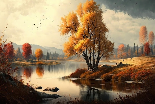 Paysage en automne