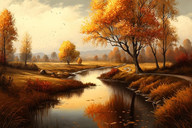 Paysage en automne