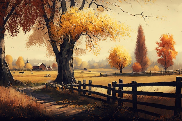 Paysage en automne