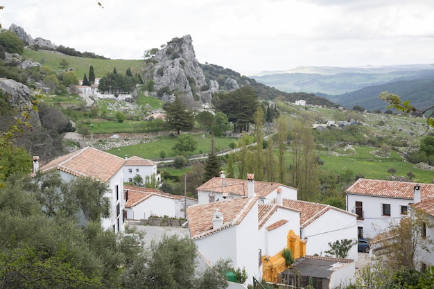 Paysage autour du village de Grazalema Cadix Espagne