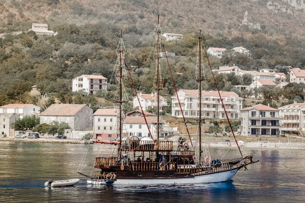 Paysage de bateau Monténégro