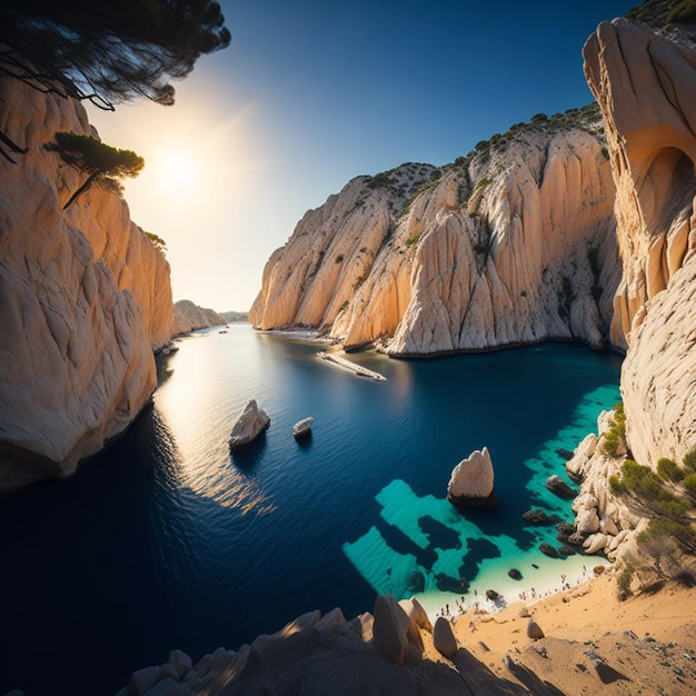 paysage de calanques