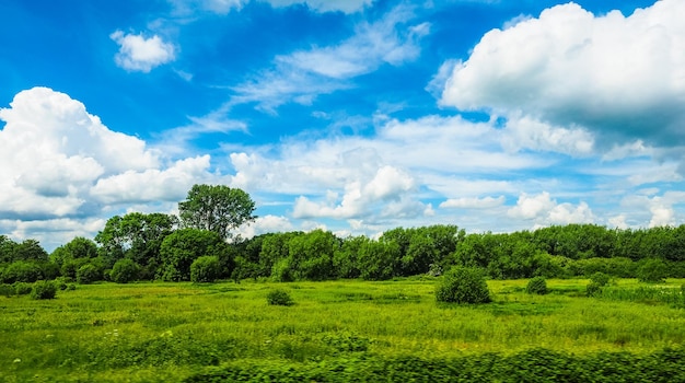 Paysage de campagne anglais HDR