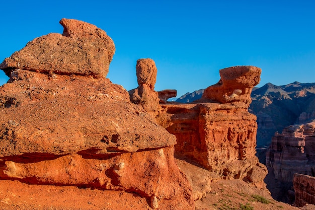 paysage de canyon rouge