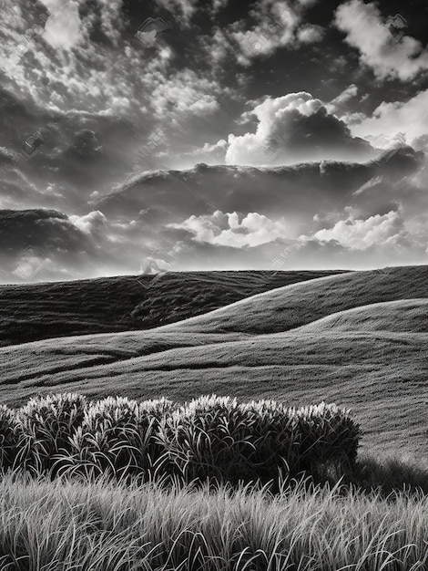 Le paysage des collines est magnifique.