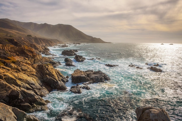 Paysage de la côte pacifique