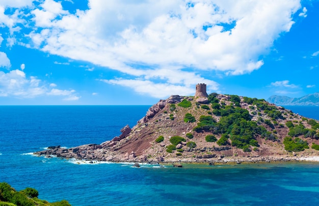 Paysage de la côte près de Porticciolo