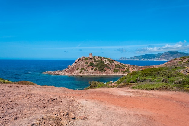 Paysage de la côte de la Sardaigne