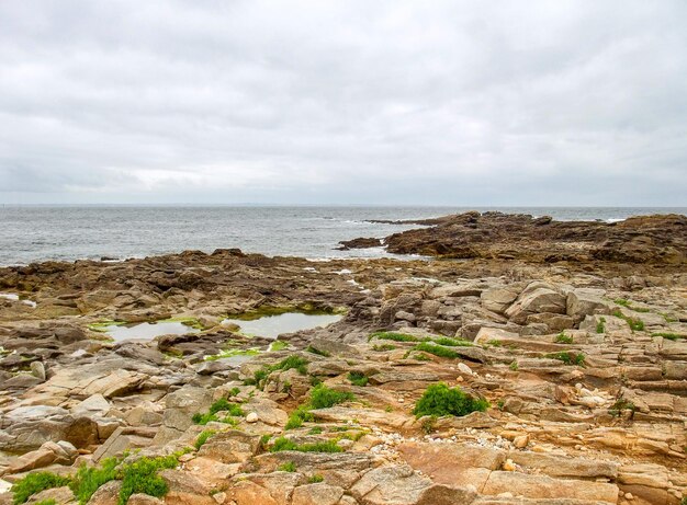 Photo paysage côtier en bretagne