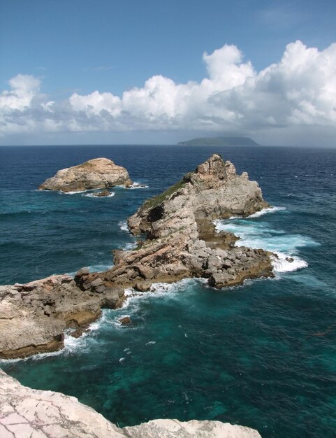 Photo paysage côtier de la guadeloupe