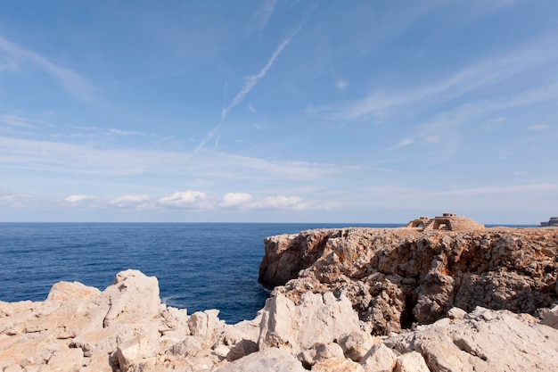 Paysage côtier de Minorque îles Baléares Espagne