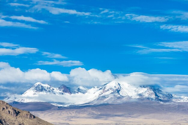 Paysage dans les Andes au Pérou