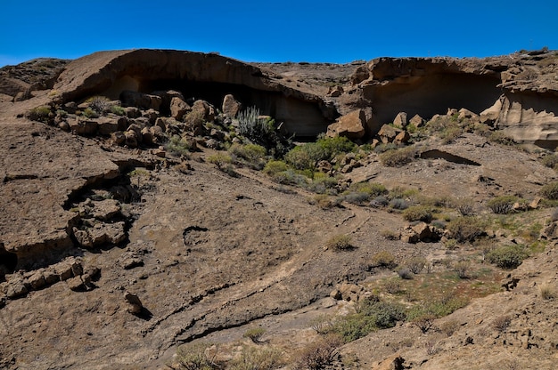 Paysage désertique à Tenerife Îles Canaries Espagne