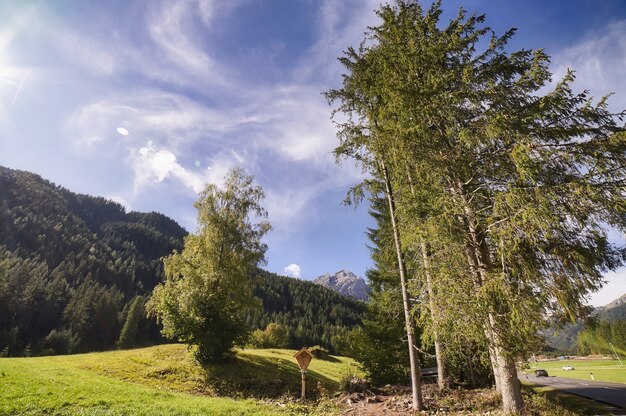 Paysage de Dolomites, Italie