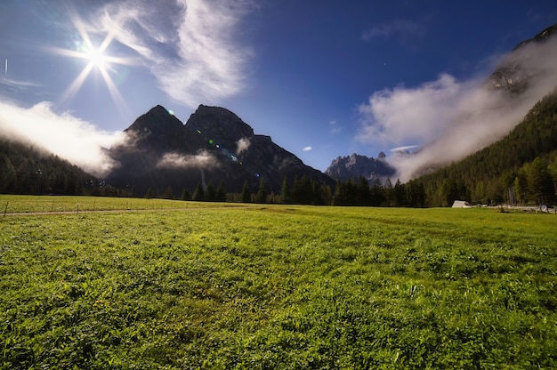 Paysage de Dolomites