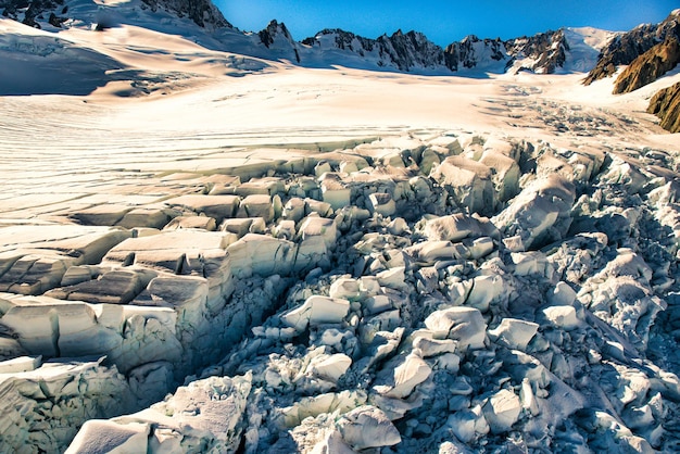 Paysage du glacier FRanz Josef