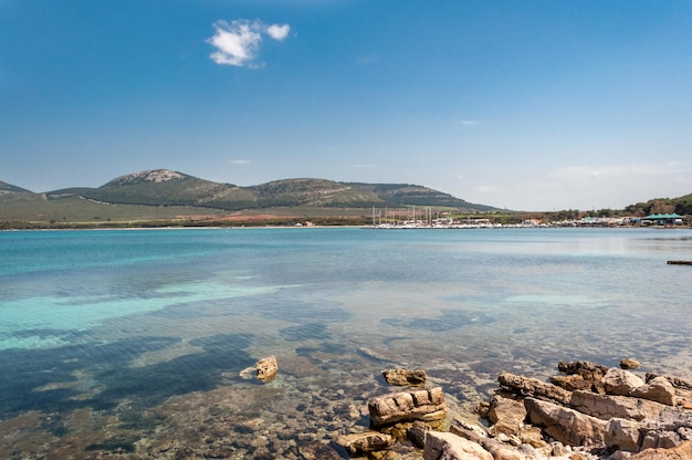 Paysage du golfe sarde de Maristella