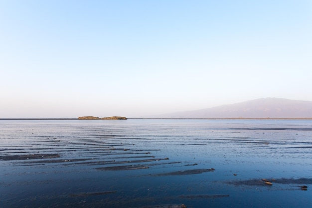 Paysage du lac Natron Afrique Tanzanie