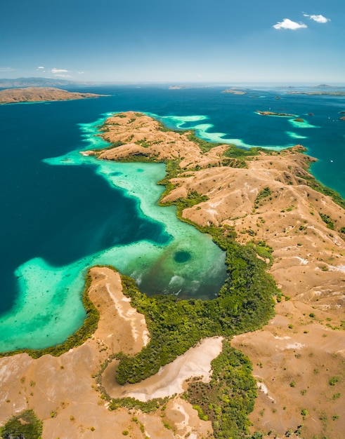 Paysage du parc national de Komodo