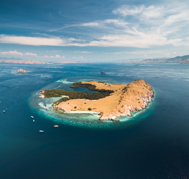 Paysage du parc national de Komodo