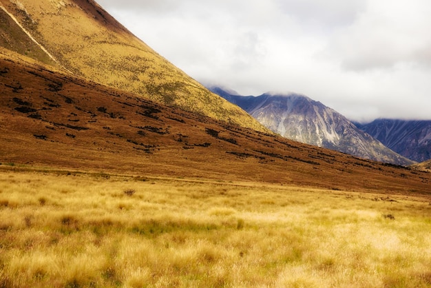 Paysage du voyage du chemin de fer transalpin