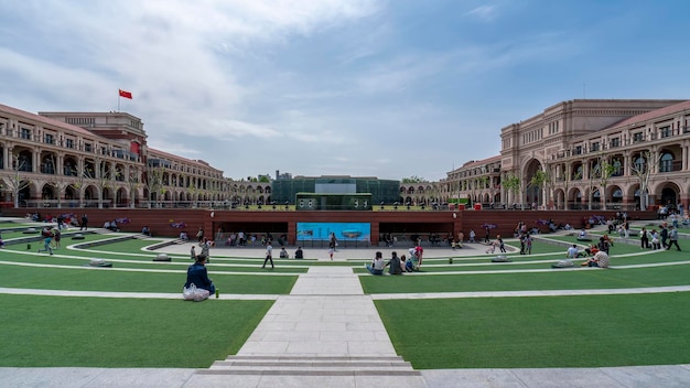 Paysage extérieur de la ville de Tianjin en Chine