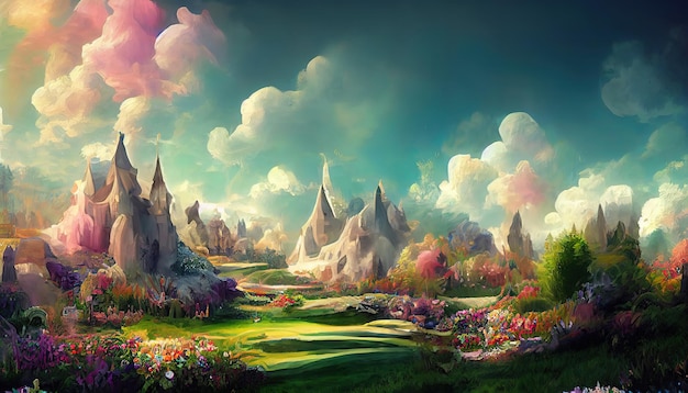 Paysage fantastique