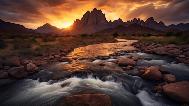 un paysage fascinant et unique